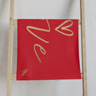 Gold Love Heart Red | Mix & Match Classic Fun-Flirty Lovers’ Towels