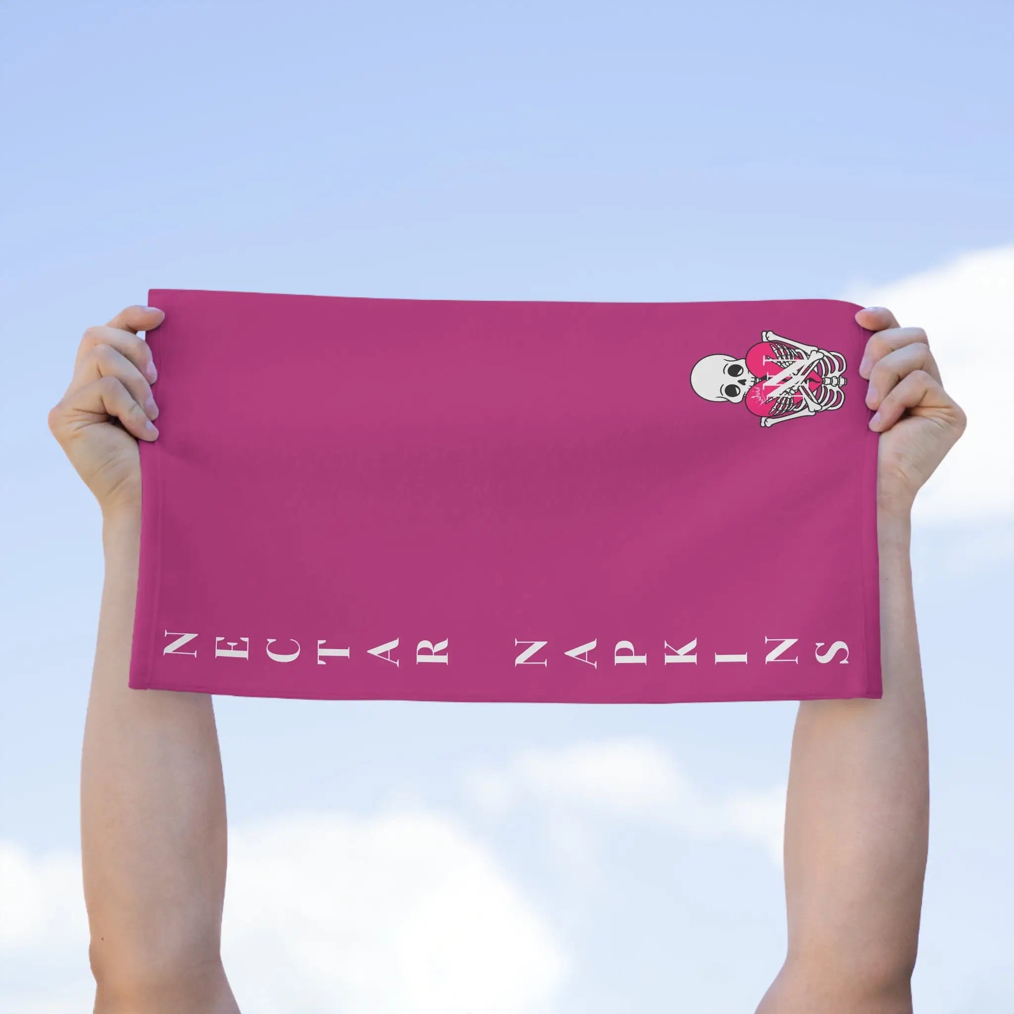 Nectar Napkins Brand Fuscia Pink Sex Towel