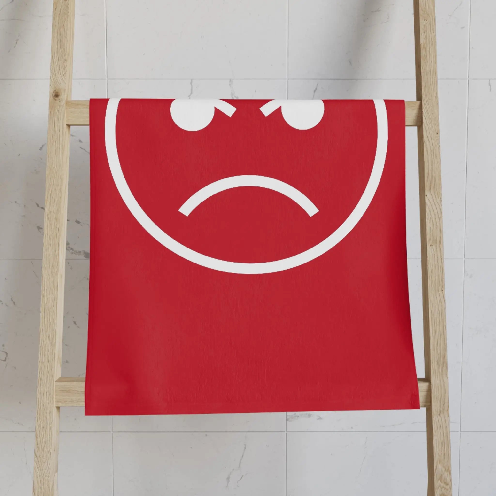 Angry Emoji Red | Mix & Match Classic Fun-Flirty Lovers’ Towels