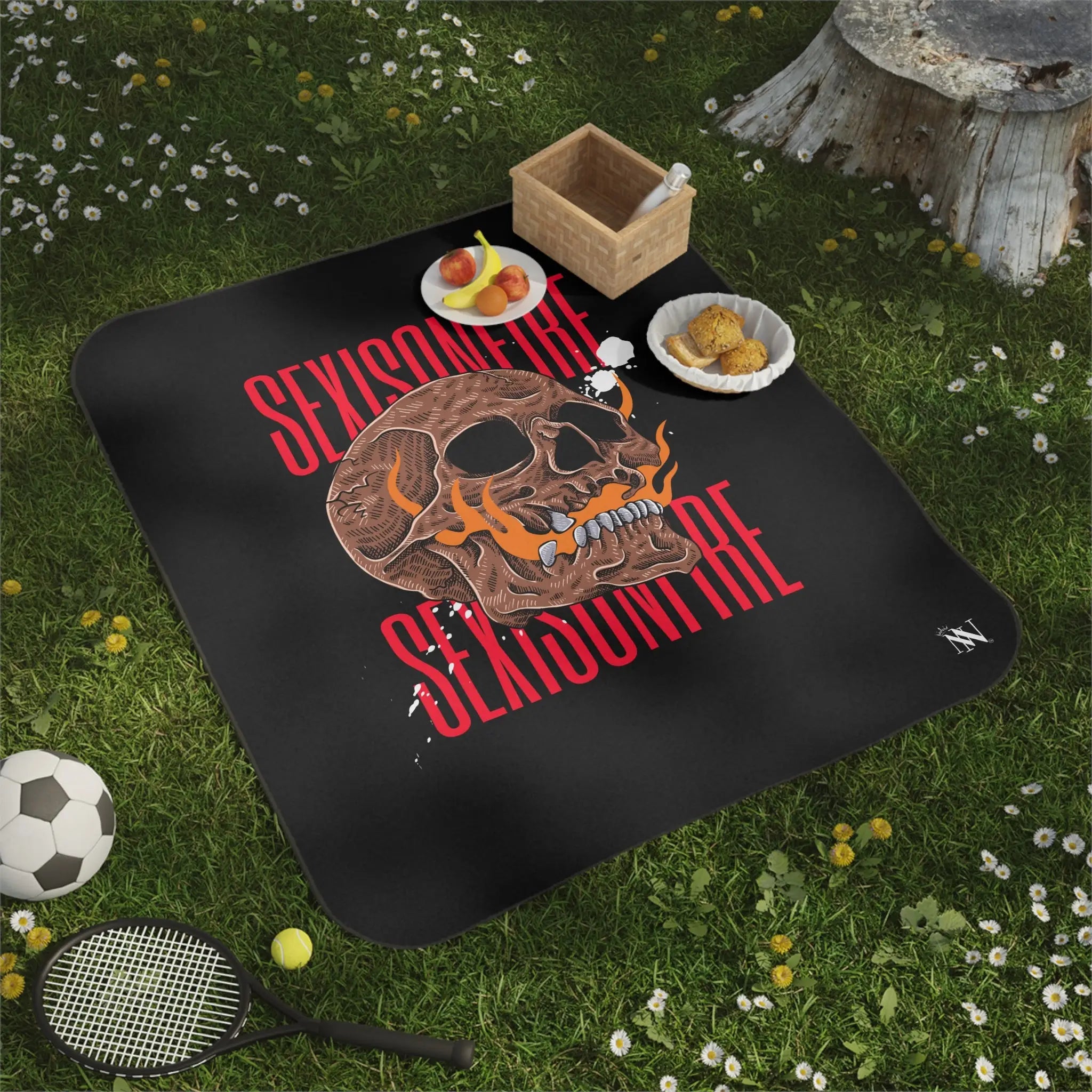 Sex Is On Fire | Mix Match Fun-Flirty Lovers’ Water-Resistant Blankets