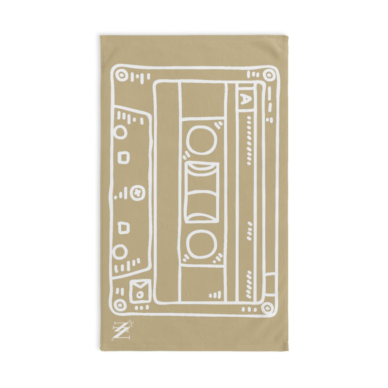Old School Cassette Tape Gold | Mix & Match Original Fun-Flirty Lovers’ Towels