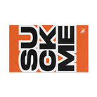 SUCK ME Block Letter Orange | Mix & Match Classic Fun-Flirty Lovers’ Towels