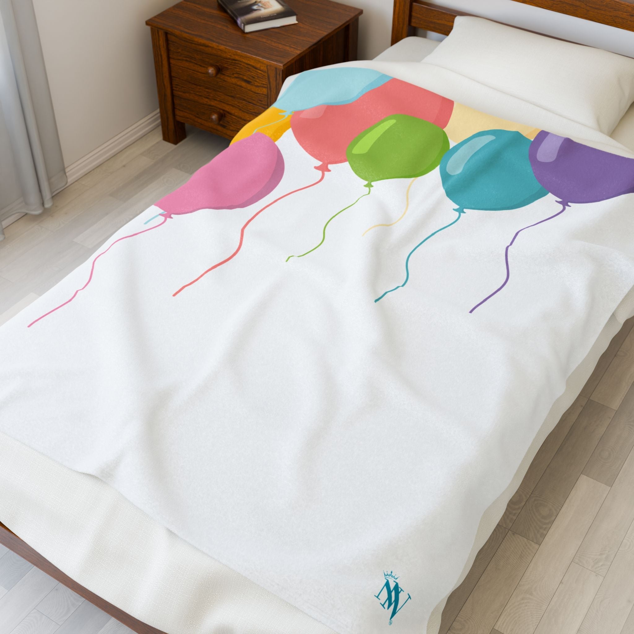 Birthday Balloon Party | Mix & Match Velveteen Fun-Flirty Lovers’ Blankets