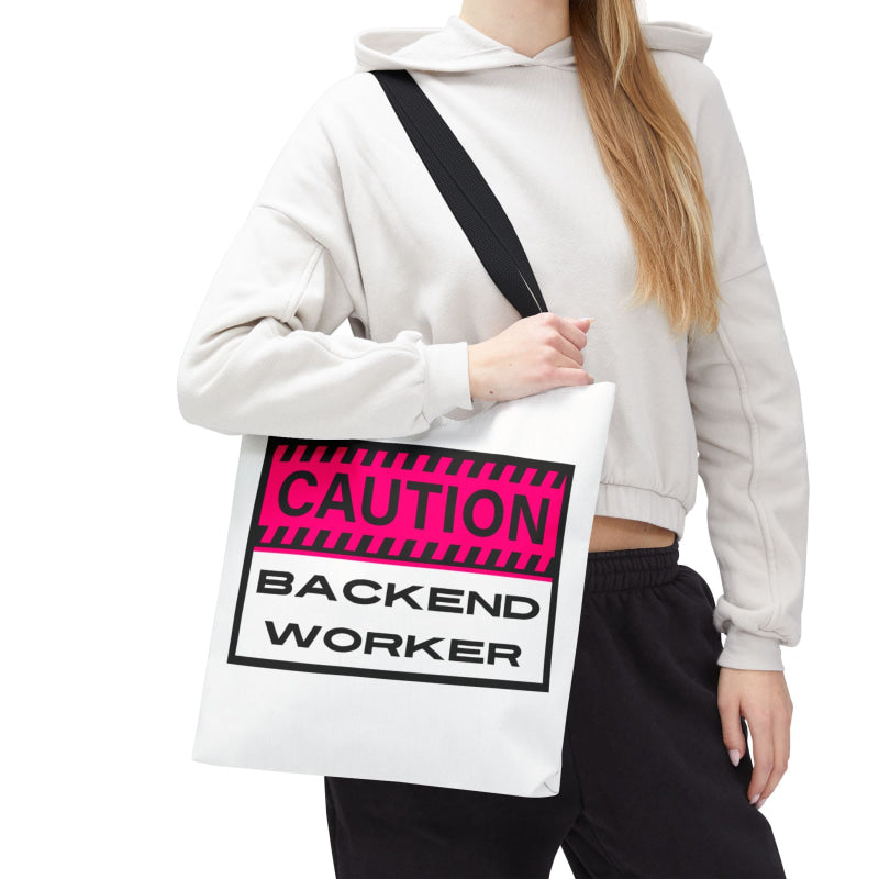 Caution: Backend Worker | Mix & Match Fun-Flirty Lovers’ Totes