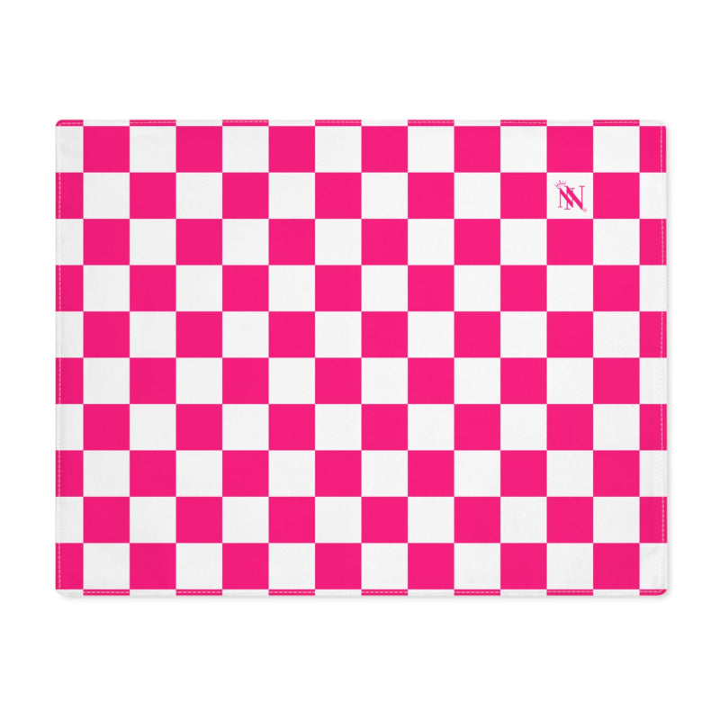 Signature Pink White Checkered | Mix & Match Playful Fun-Flirty Lovers’ Toy Mats