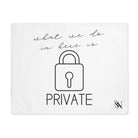 What We Do in Here Is Private | Mix & Match Playful Fun-Flirty Lovers’ Toy Mats