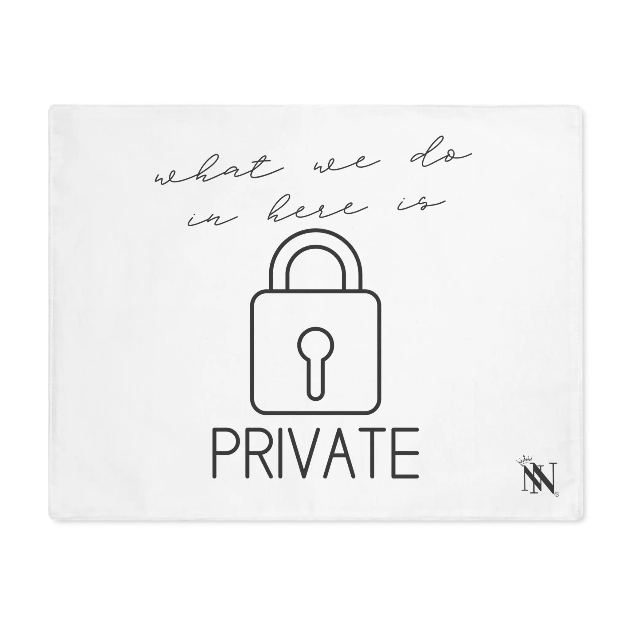What We Do in Here Is Private | Mix & Match Playful Fun-Flirty Lovers’ Toy Mats