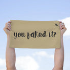 You Faked It? Red | Mix & Match Soft Fun-Flirty Lovers’ Towels