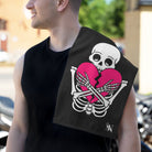 Heartbreaker Love Black | Mix & Match Soft Fun-Flirty Lovers’ Towels