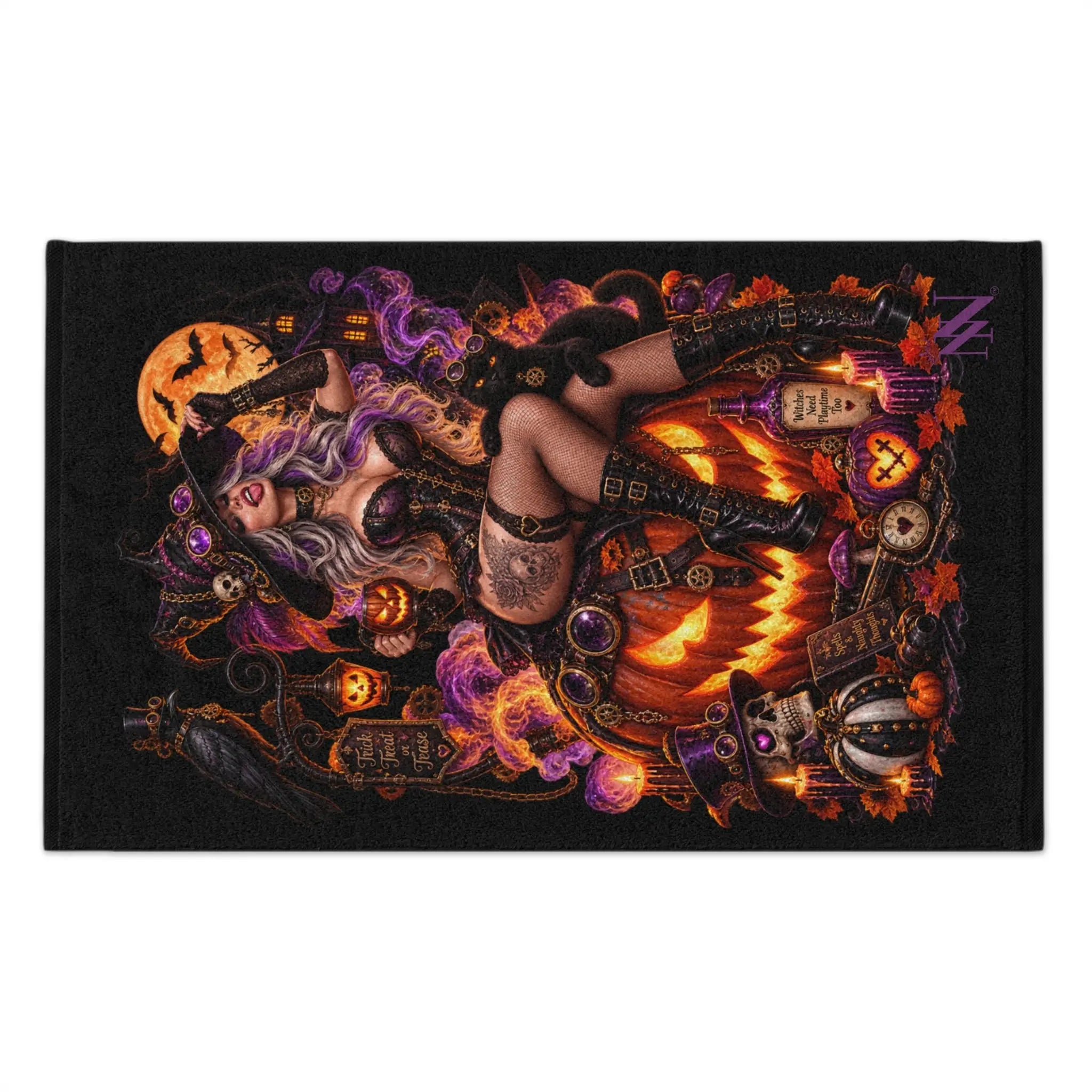 Halloween Wicked Fantasy | Nectar Napkins Fun-Flirty Lovers’ Towels