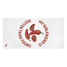 My Girlfriend is Hotter Than Yours Pepper | Mix & Match XL Fun-Flirty Lovers’ Towels