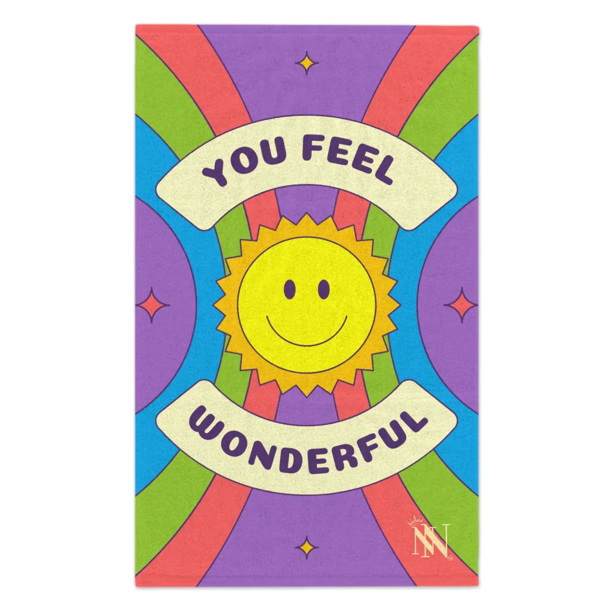 You Feel Wonderful Retro | Nectar Napkins Fun-Flirty Lovers’ Towels