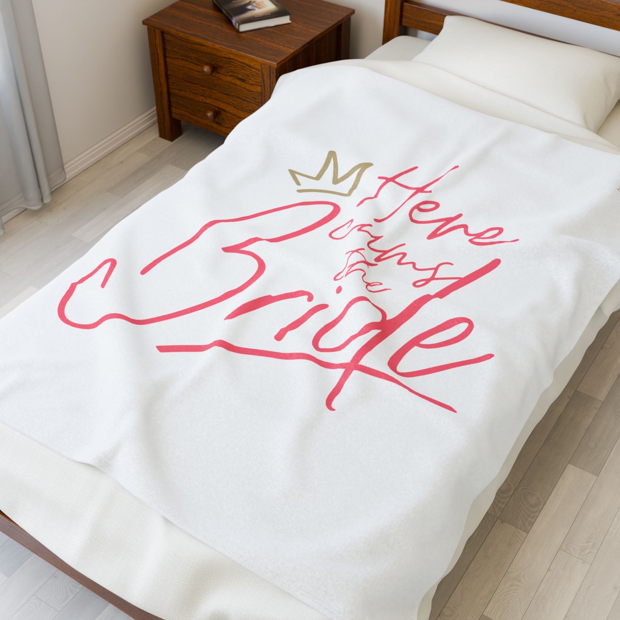 Here Cums the Bride | Mix & Match Fun-Flirty Lovers’ Blankets