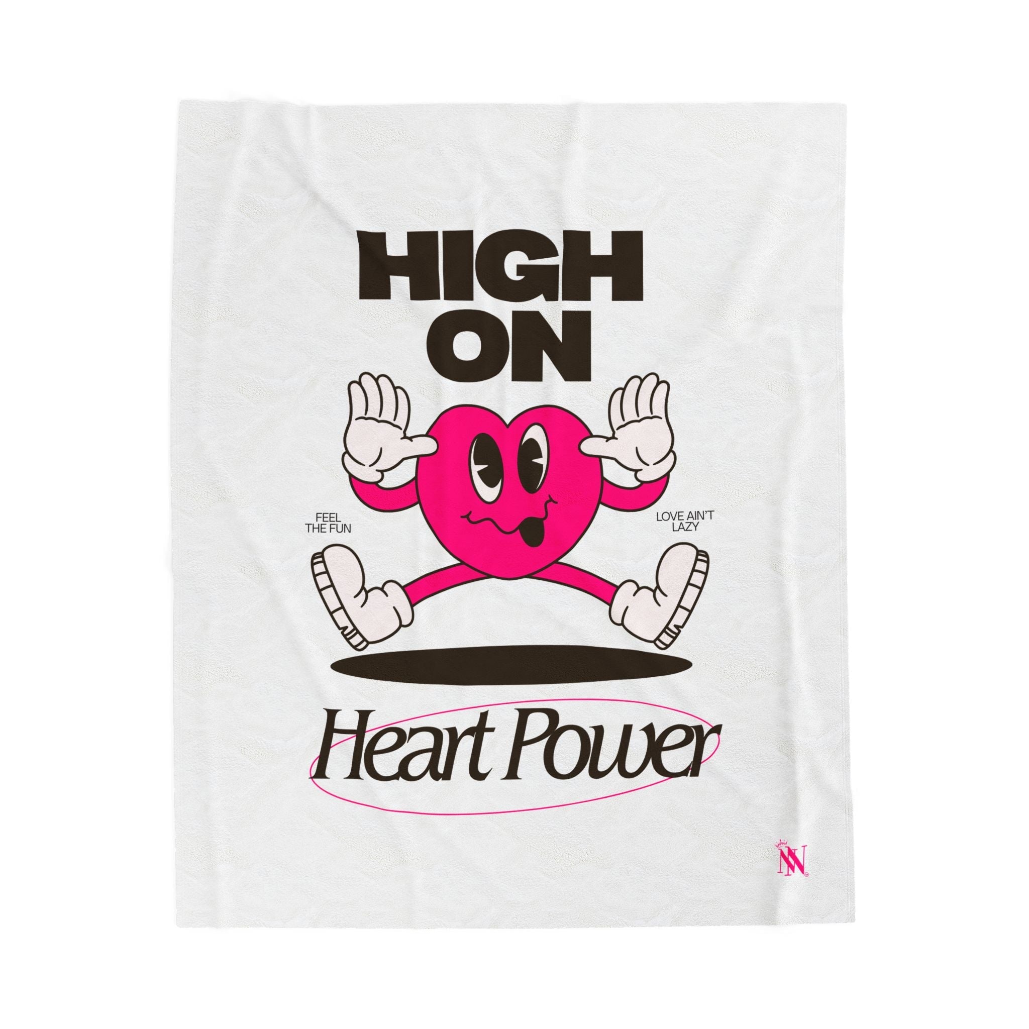 High on Heart Power | Mix & Match Velveteen Fun-Flirty Lovers’ Blankets