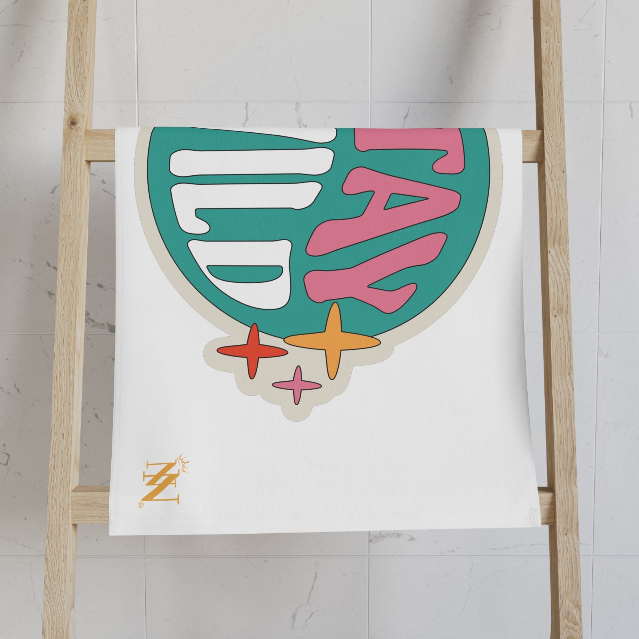 Stay Wild Retro Sticker Cum Towel