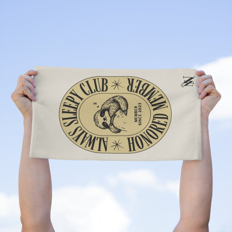Always Sleepy Club Sloth | Mix & Match Soft Fun-Flirty Lovers’ Towels