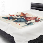 Kissing Witches Print | Mix & Match Velveteen Fun-Flirty Lovers’ Blankets