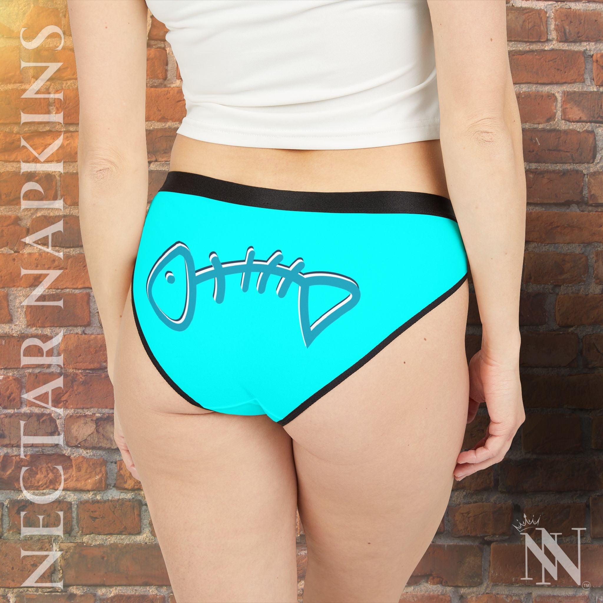 Blue Fish Bone | Mix & Match Women’s Fun-Flirty Lovers’ Panties