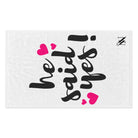 He Said Yes! | Mix & Match Soft Fun-Flirty Lovers’ Towels