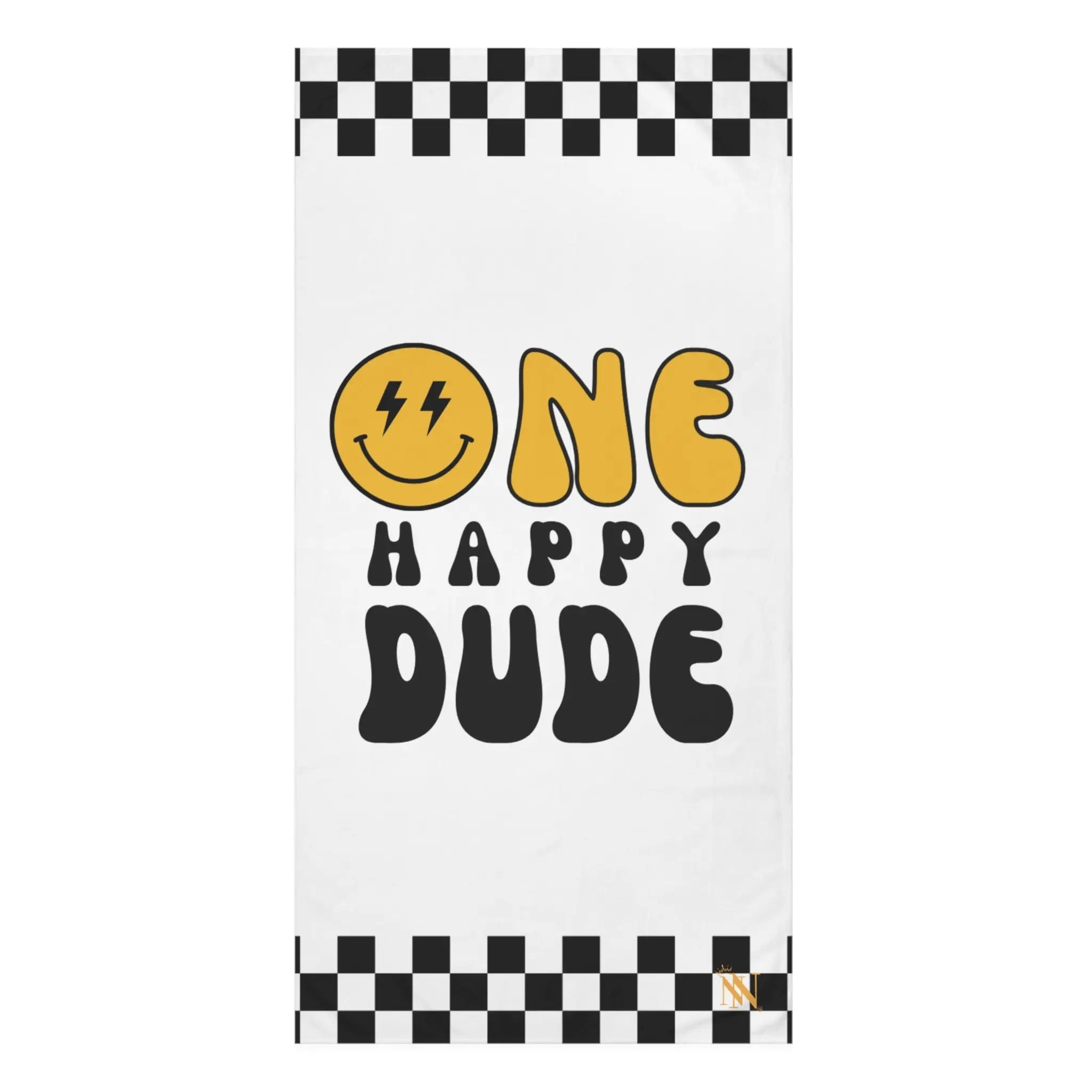 One Happy Dude Emoji Extra Large Towel
