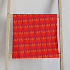 Red Flaming Heart Red Print Cum Towel