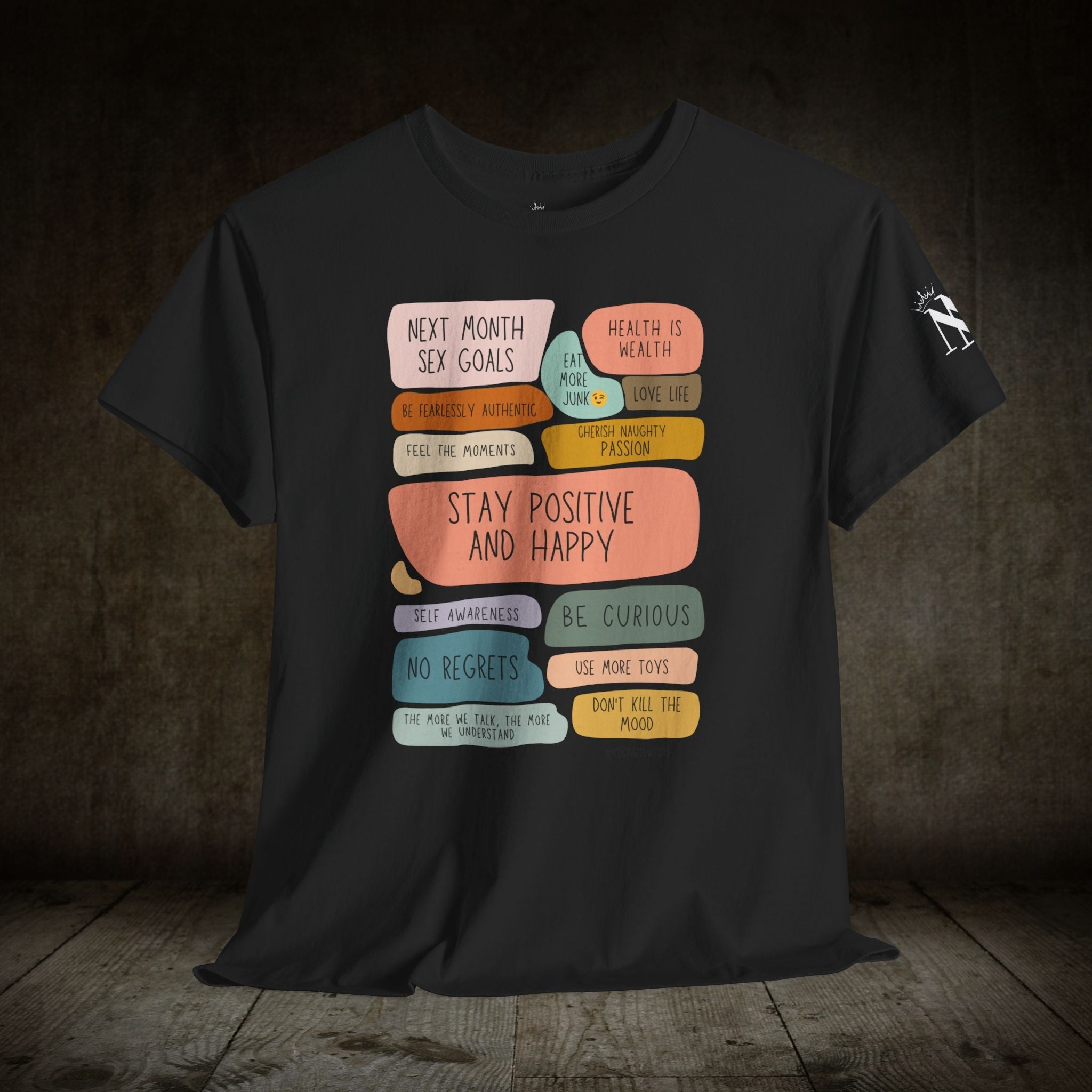 Sex Goals | Mix & Match 100% Cotton Unisex Fun-Flirty Lovers’ Tees