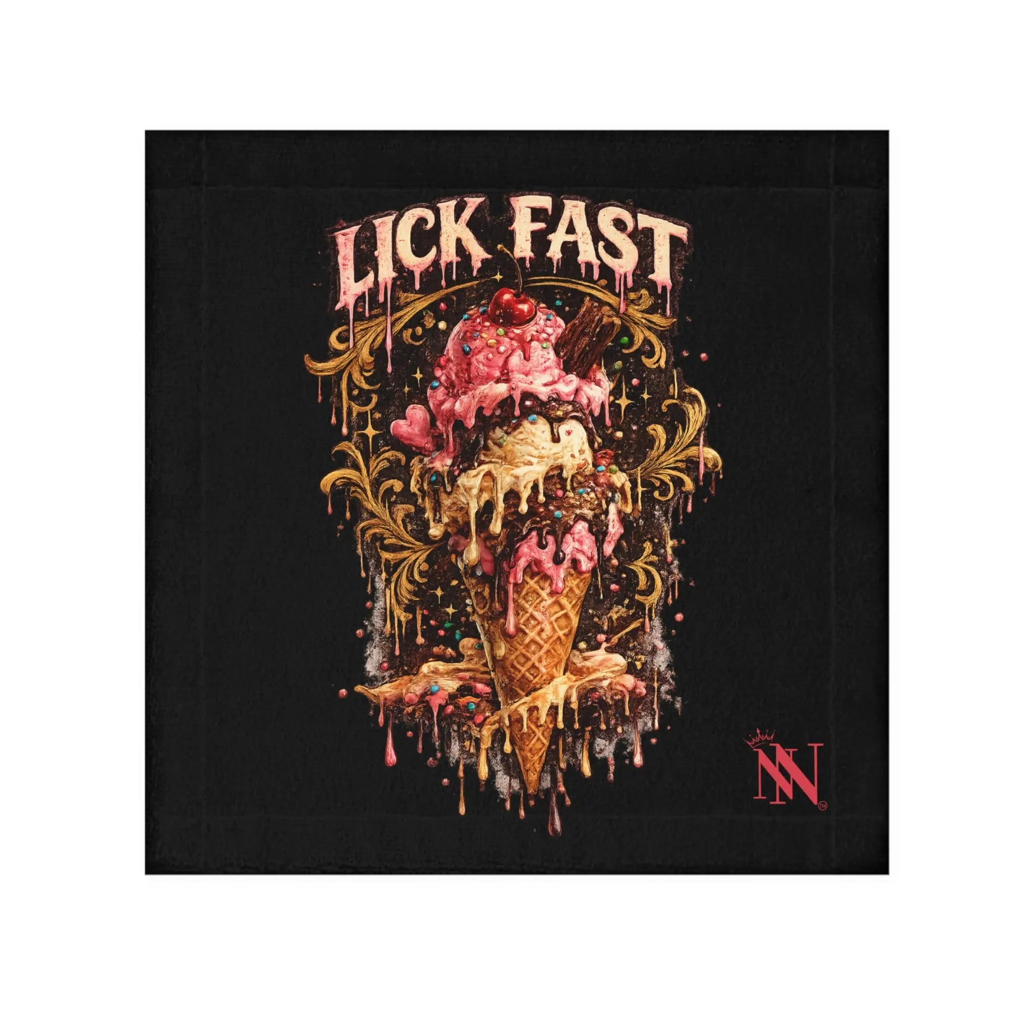 Lick Fast Melting Ice Cream Cum Rag