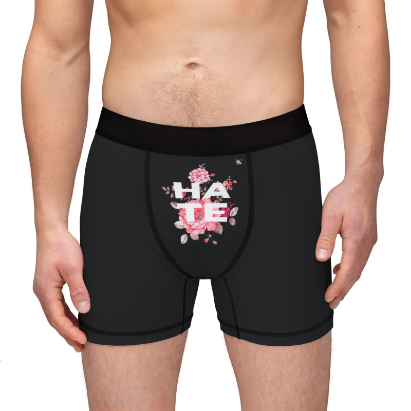 Floral Hate | Mix & Match Men’s Fun-Flirty Lovers’ Boxer Briefs