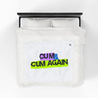 Cum & Cum Again | Mix & Match Velveteen Fun-Flirty Lovers’ Blankets