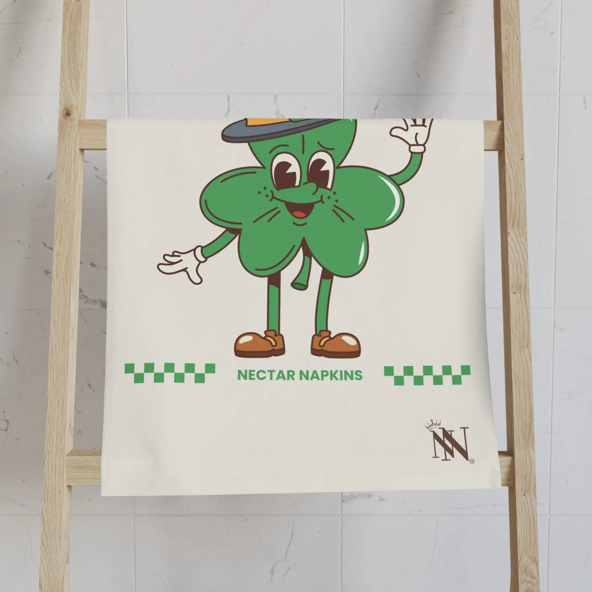 Get Lucky Shamrock St. Patrick’s Day | Mix & Match Classic Fun-Flirty Lovers’ Towels