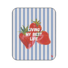 Living My Best Life Berry Travel-Friendly Water-Resistant Sex Blanket
