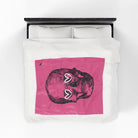 Skull Heart Eyes | Mix & Match Soft Fun-Flirty Lovers’ Blankets