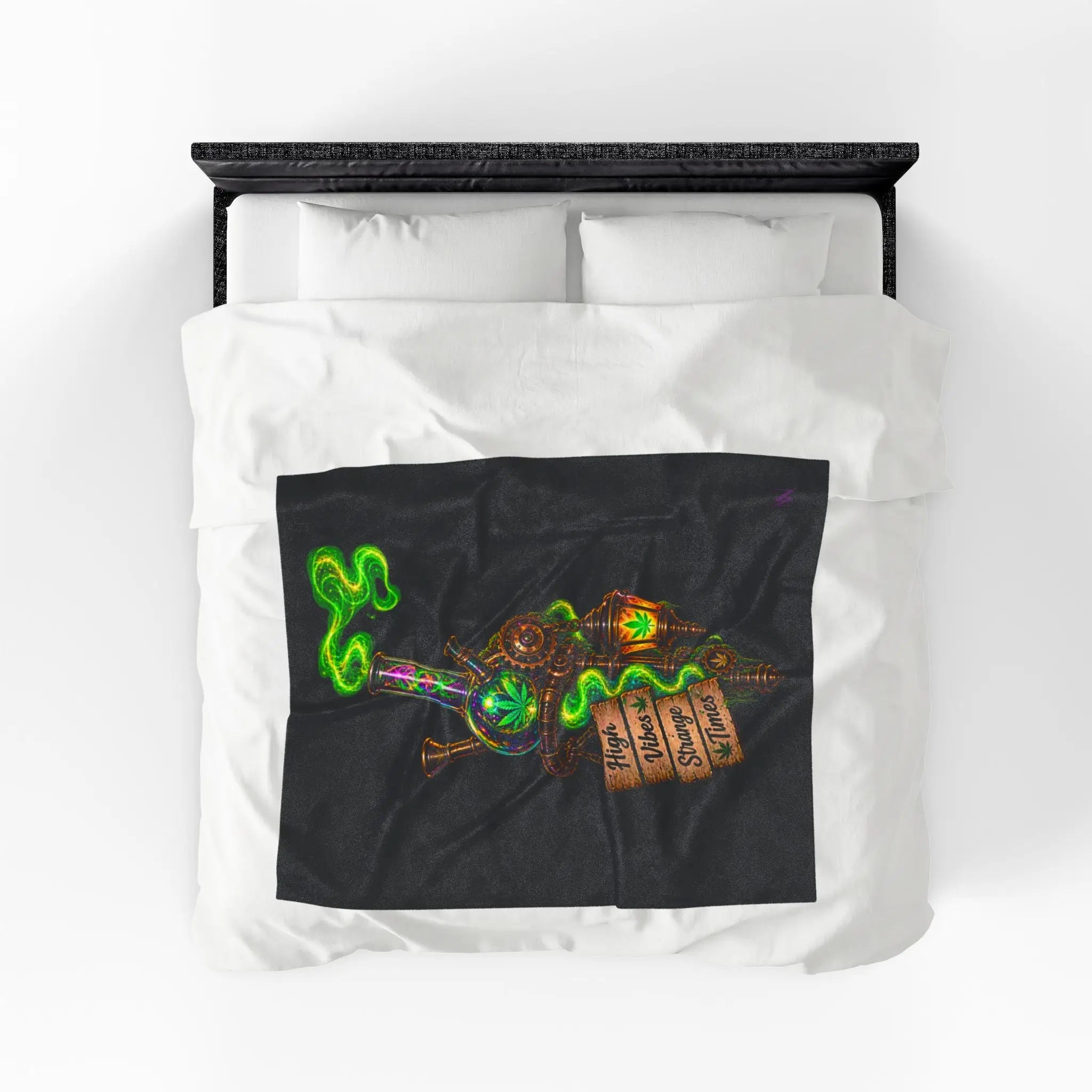 High Vibes Strange Times Lovers’ Blanket