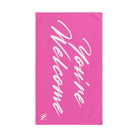 Simply You’re Welcome Bright Pink | Nectar Napkins Classic Fun-Flirty Colored Towels