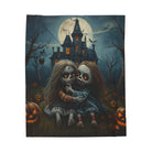Scary Halloween Pumpkin Girls | Mix & Match Velveteen Fun-Flirty Lovers’ Blankets