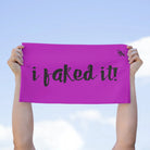 I Faked It! Bright Purple | Mix & Match Soft Fun-Flirty Lovers’ Towels