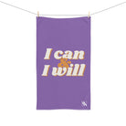 I Can I Will Lavendar | Mix & Match Original Fun-Flirty Lovers’ Towels