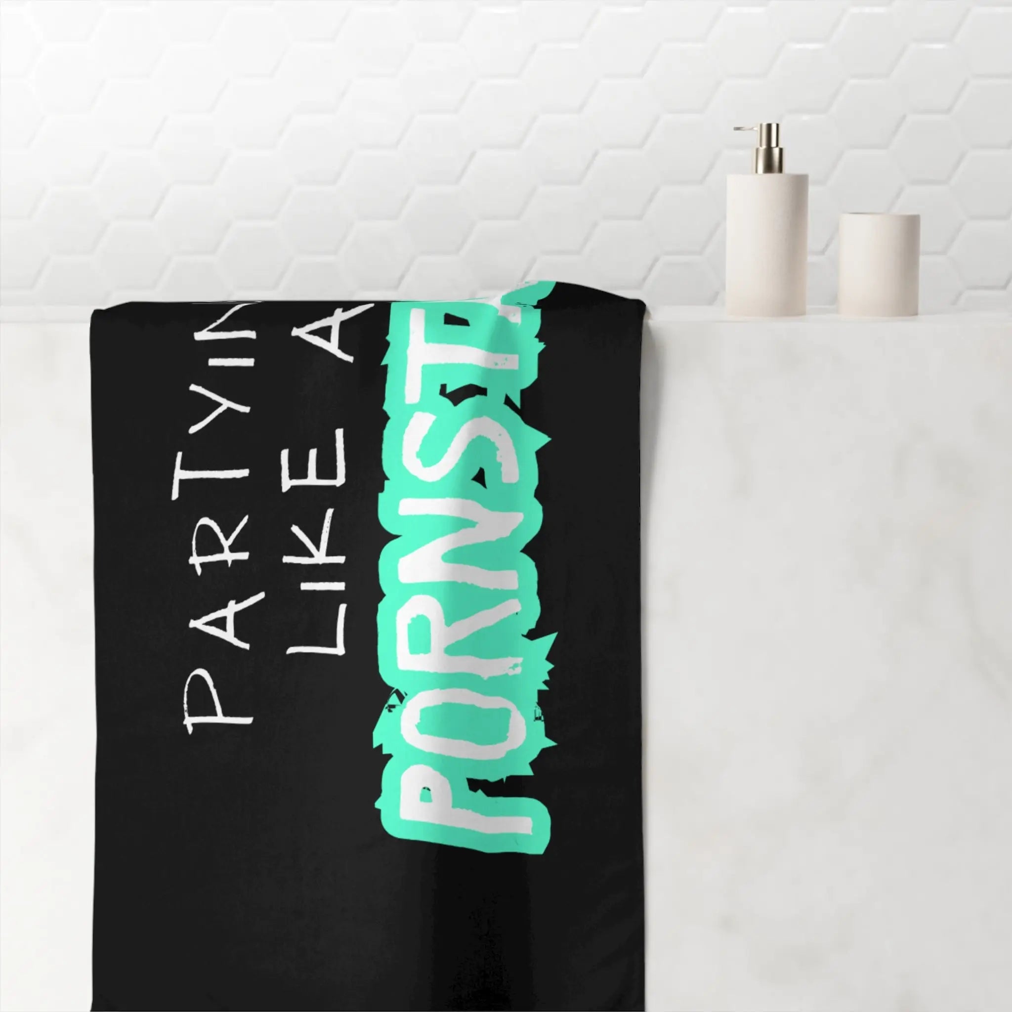 Partying Like a Pornstar | Nectar Napkins XL Fun-Flirty Lovers’ Towels
