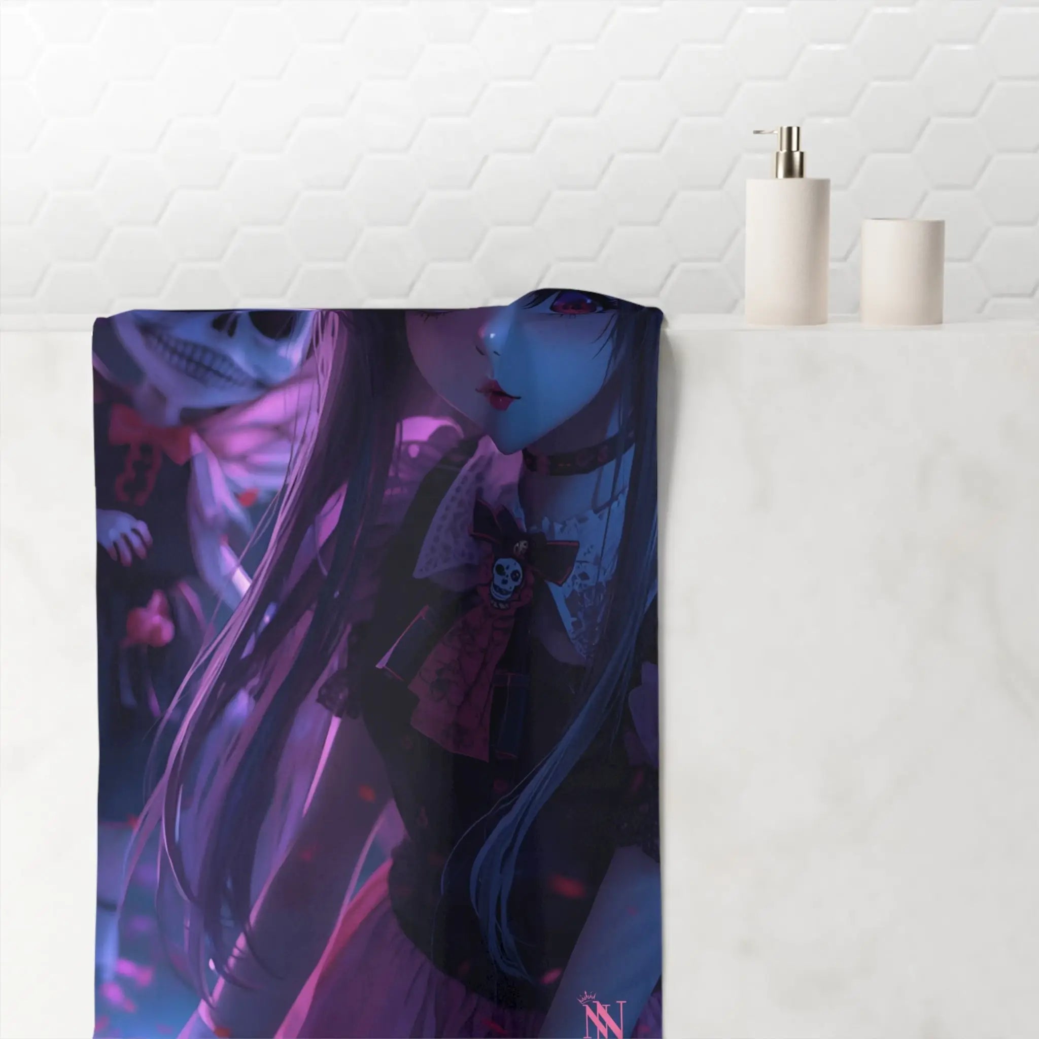 Anime Zombie Girl | Mix & Match XL Fun-Flirty Lovers’ Towels