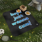 Boys Just Wanna | Mix Match Fun-Flirty Lovers’ Water-Resistant Blankets