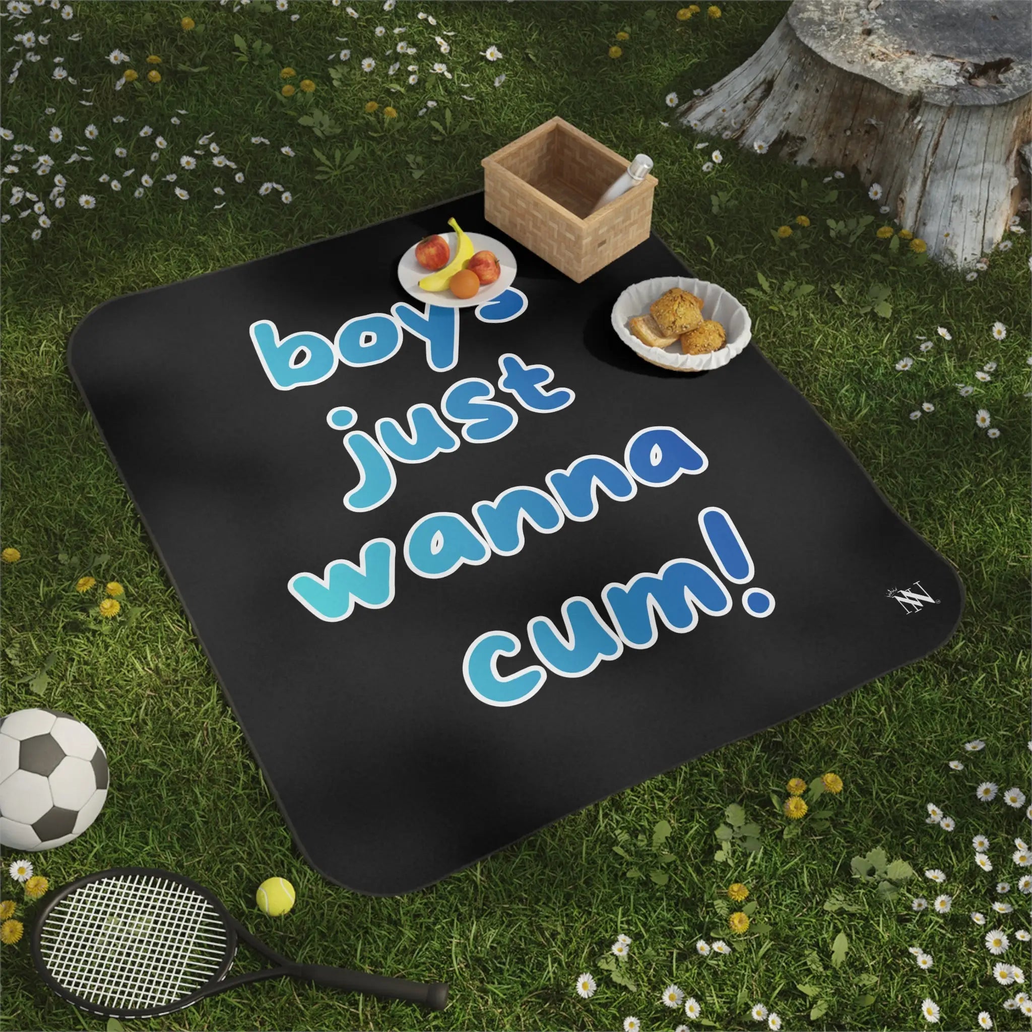 Boys Just Wanna | Mix Match Fun-Flirty Lovers’ Water-Resistant Blankets
