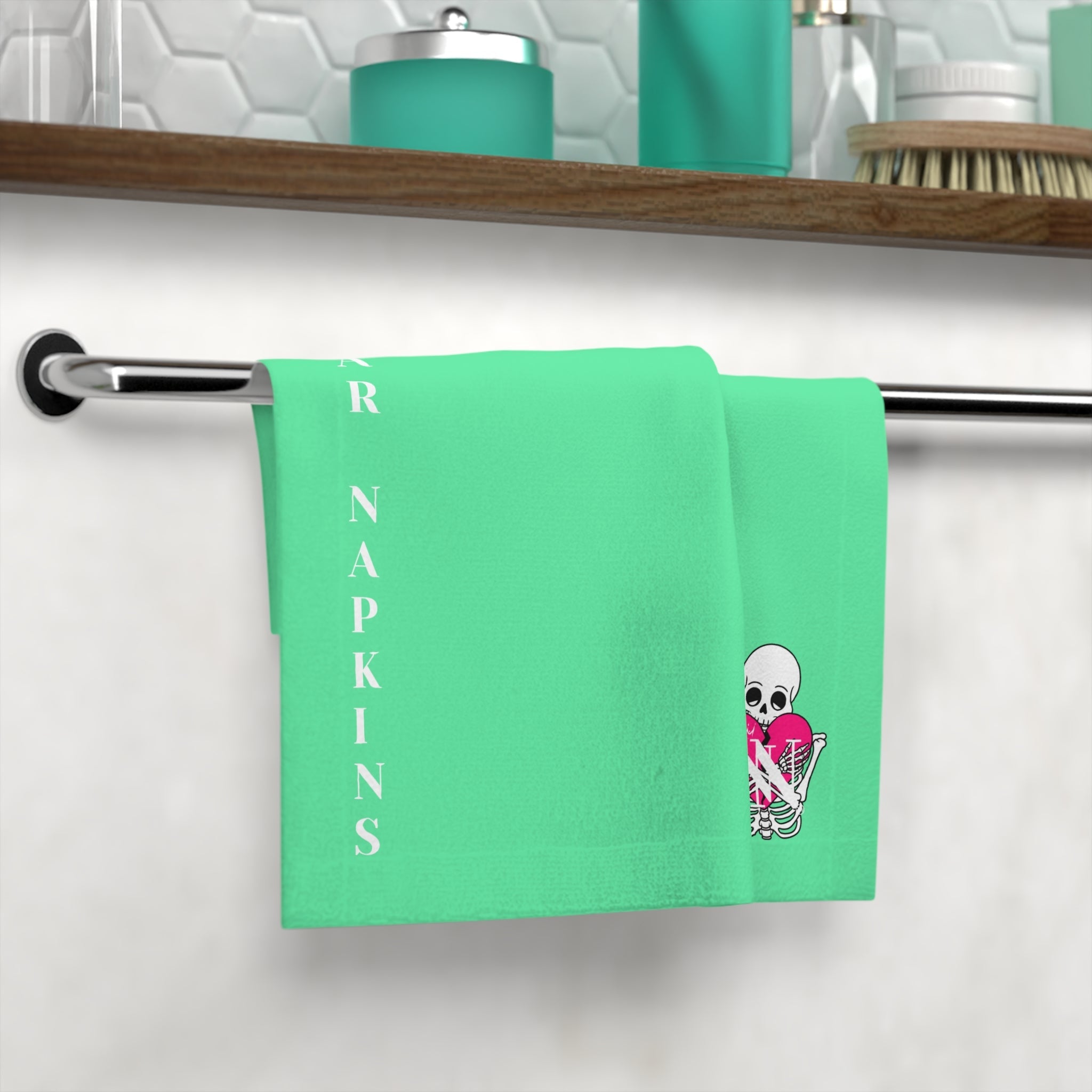 Nectar Napkins Brand Mint Green Microfiber Cum Rag