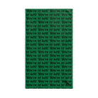 You’re So Hot! Patterned Green Cum Towel