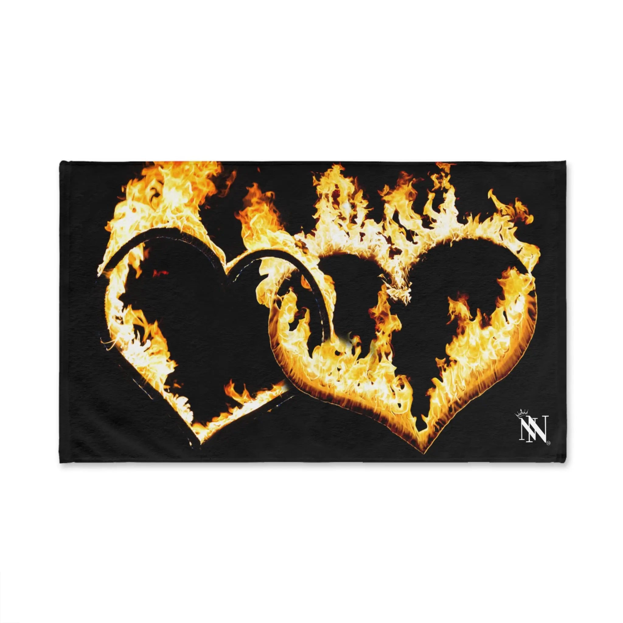 Double Hearts of Fire 3D | Mix & Match Original Fun-Flirty Lovers’ Towels