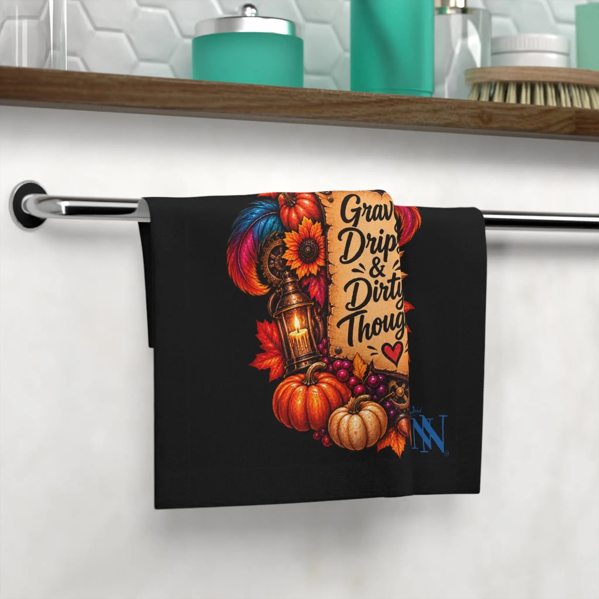 Gravy Drips & Dirty Thoughts Thanksgiving | Nectar Napkins Lils’ Fun-Flirty Lovers’ Towels
