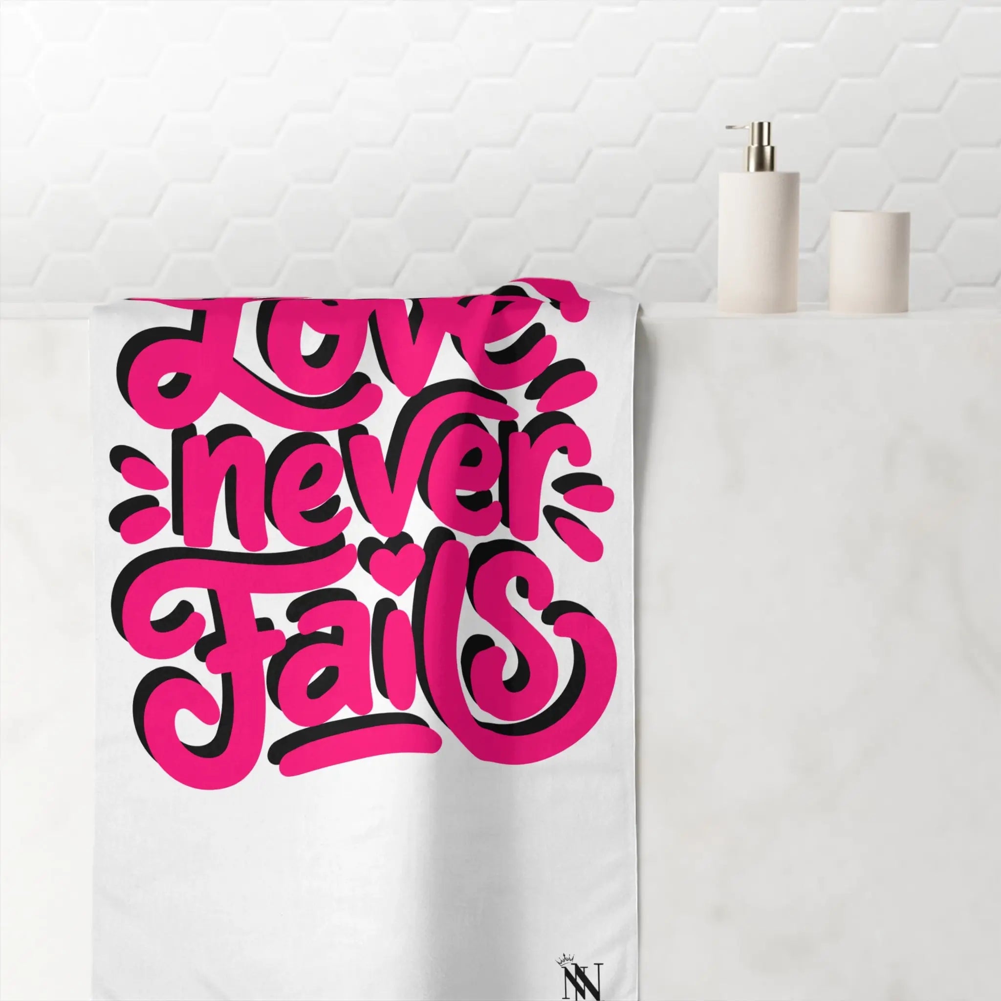 Love Never Fails | Mix & Match XL Fun-Flirty Lovers’ Towels