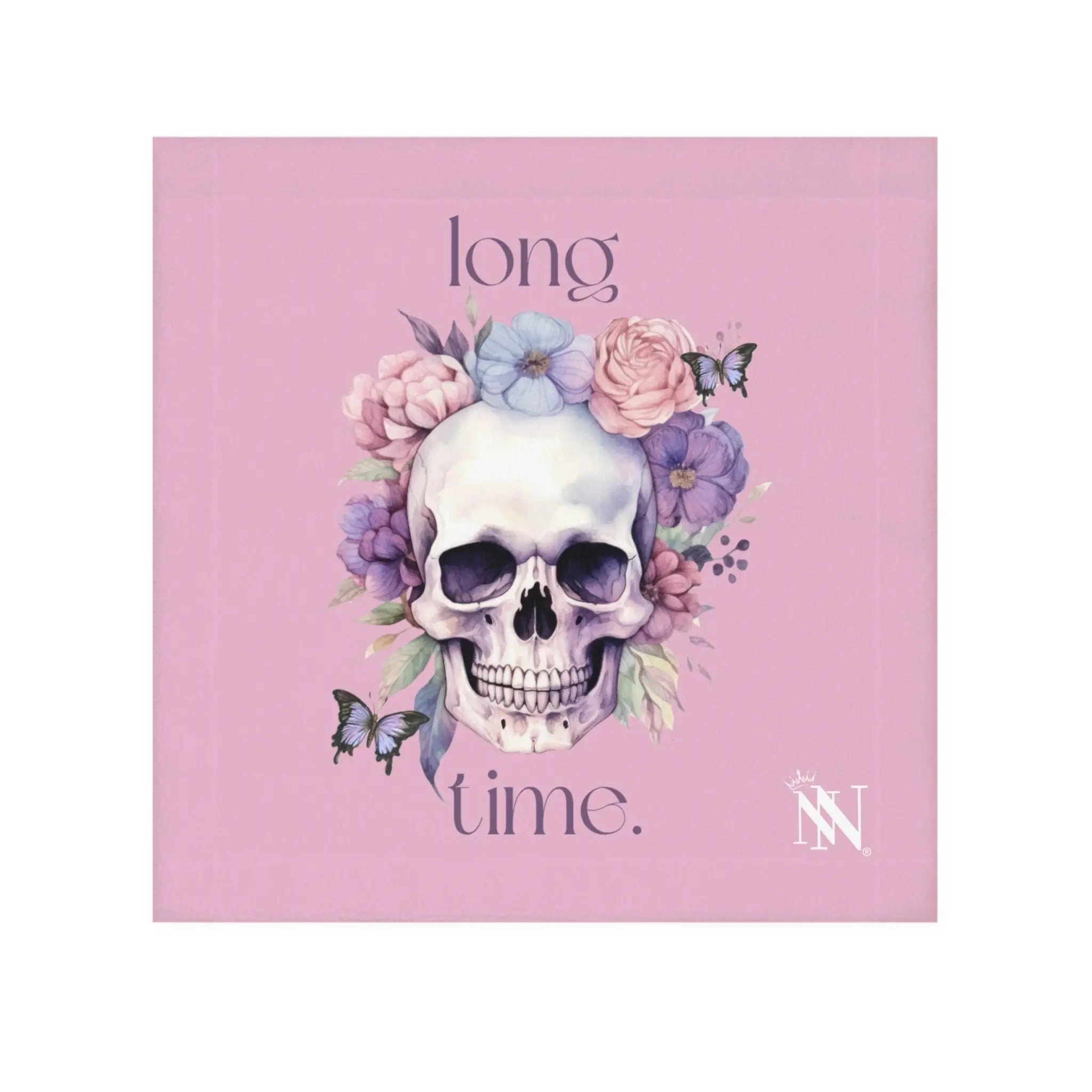 Long Time. Skull Floral | Nectar Napkins Lils’ Fun-Flirty Lovers’ Towels