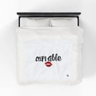Cum-able Kiss | Mix & Match Velveteen Fun-Flirty Lovers’ Blankets