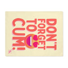 Don’t Forget to Cum! Heart Eyes Emoji | Mix & Match Playful Fun-Flirty Lovers’ Toy Mats