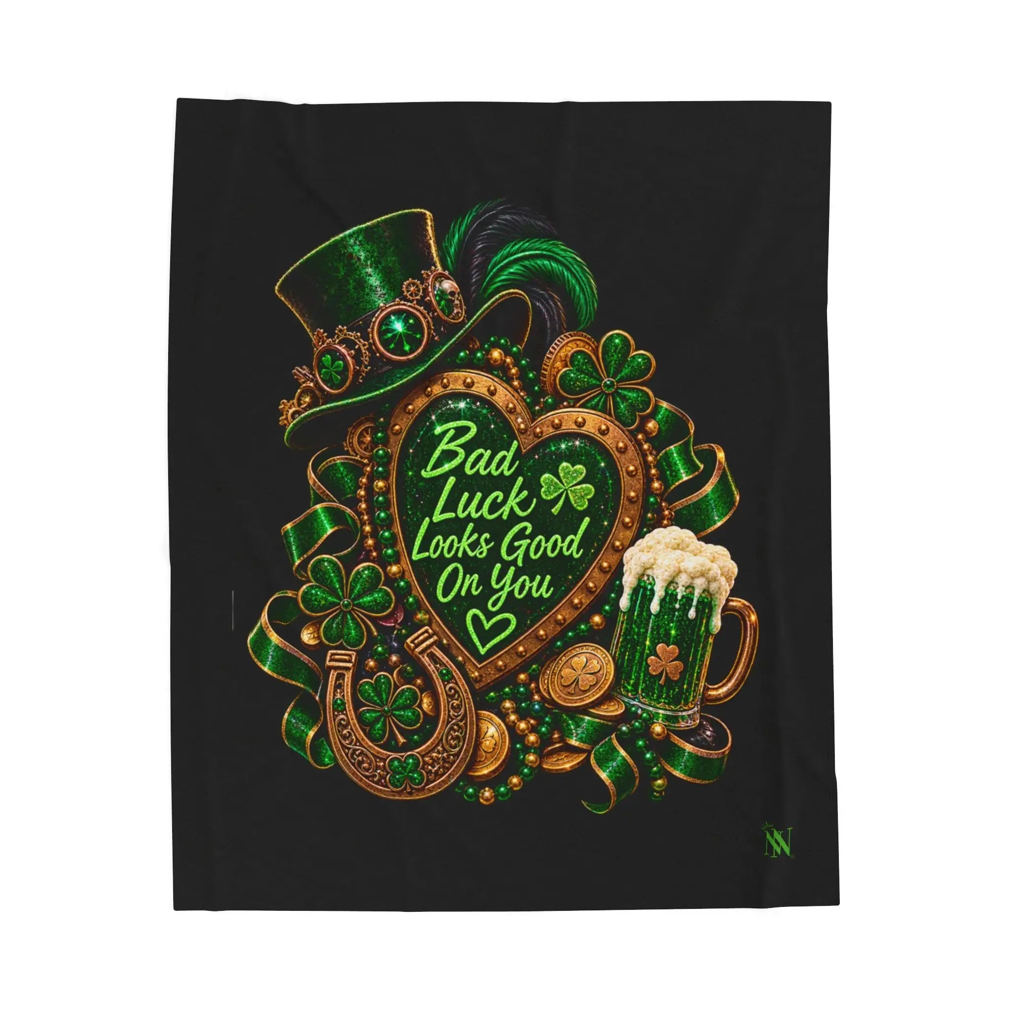 Bad Luck Looks Good on You Irish Lovers’ Blanket